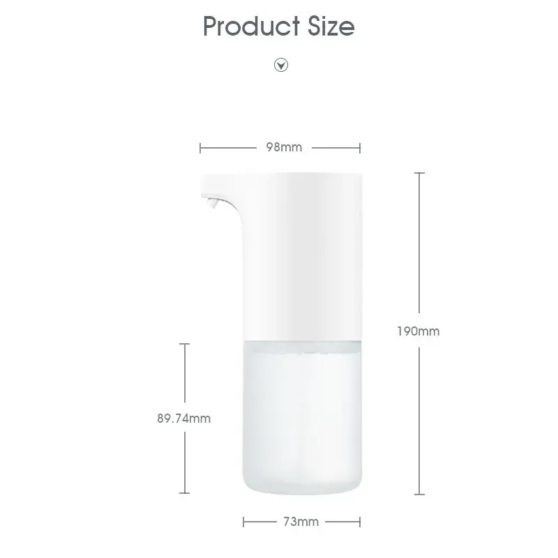 مایع ریز اتوماتیک فوم ساز شیائومی Mijia مدل Xiaomi Mijia MJXSJ03XW حجم 320ML به همراه مخزن فوم image gallery