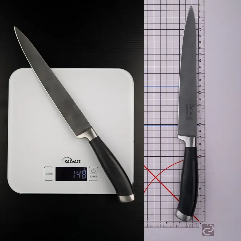 چاقو پوست گیری بداف سری Bedaff Carving Knife سایز 20Cm image gallery