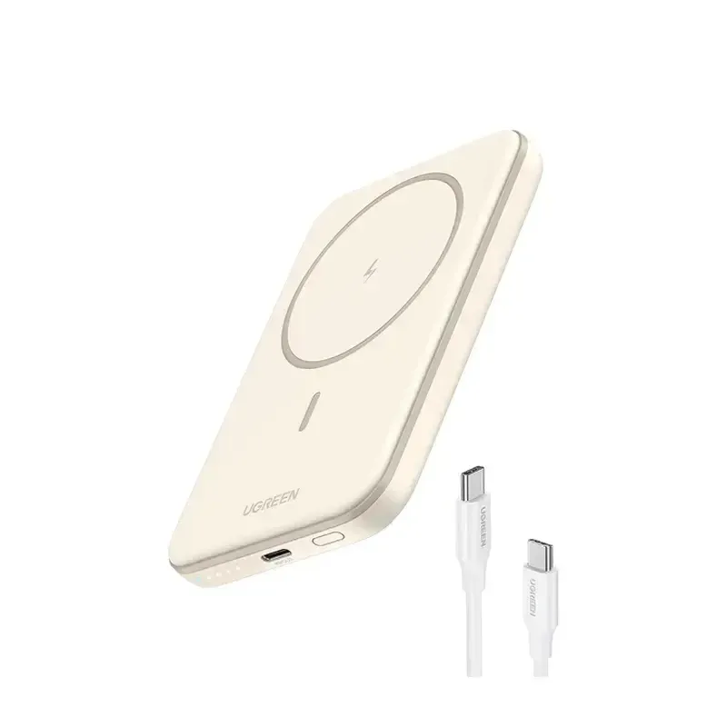 پاوربانک بی سیم مغناطیسی یوگرین مدل UGREEN PB560 ظرفیت 5000 میلی آمپر ساعت image gallery