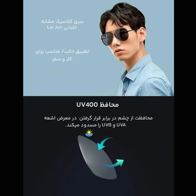 عینک آفتابی شیائومی مدل Mi Polarized Navigator TYJ02TS image gallery