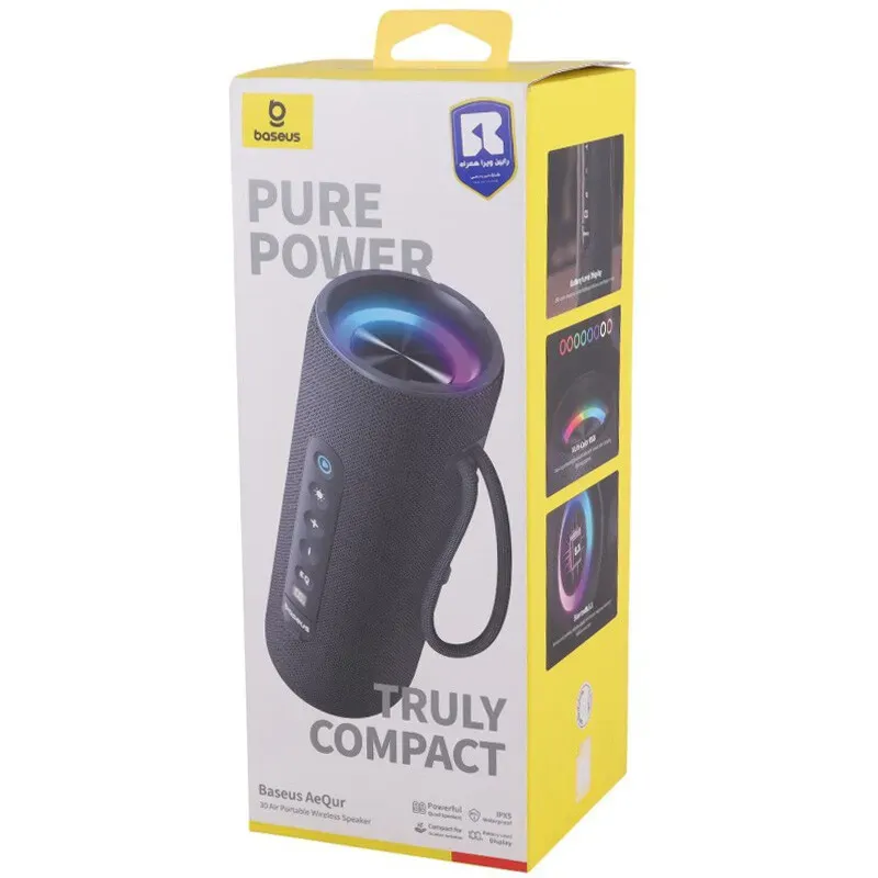 اسپیکر بلوتوث باسئوس مدل Baseus AeQur 30 Air Portable A20072600826-00 توان 15 وات image gallery