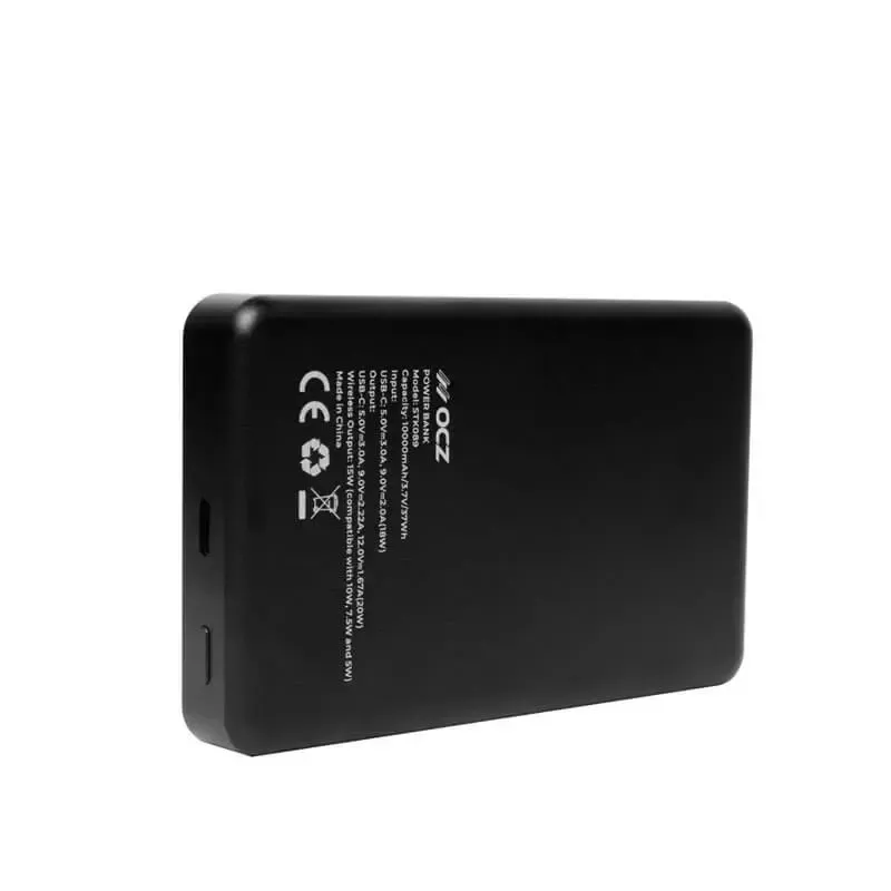 پاوربانک بی‌سیم OCZ همراه کابل Type-C to Type-C/آداپتور شارژر 30 وات/تبدیل سه کاره ظرفیت 10000 میلی‌آمپر ساعت image gallery