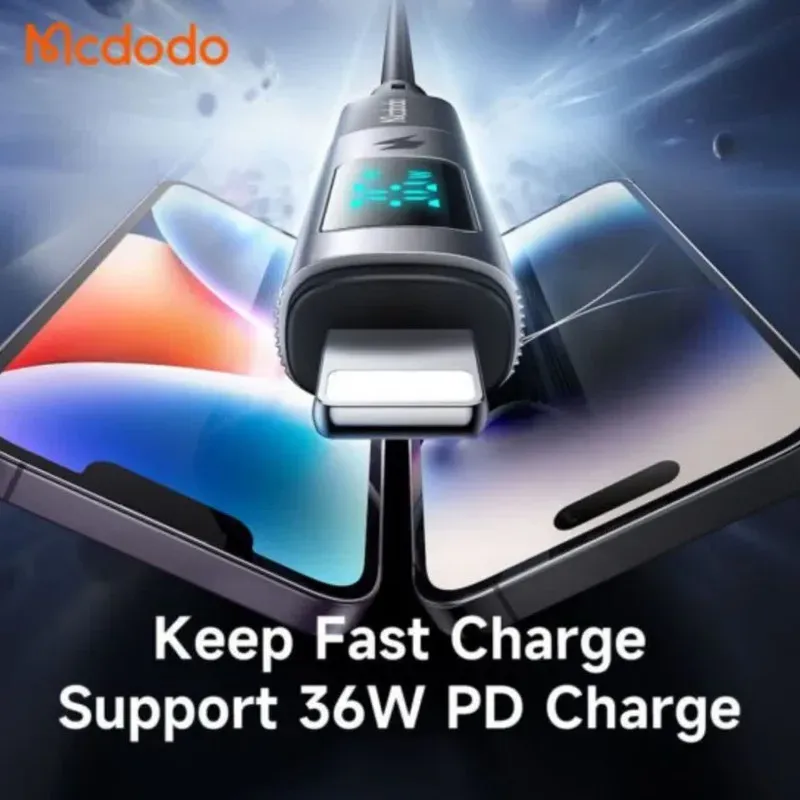 تبدیل لایتنینگ به Type-c مک دودو مدل Mcdodo OT-6100 توان 36 وات image gallery
