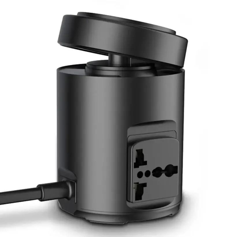 چند راهی برق و شارژر وایرلس مگ سیف پاورولوژی مدل  MagSafe Powerology Hub PWCUQC014 دارای 4 پورت image gallery