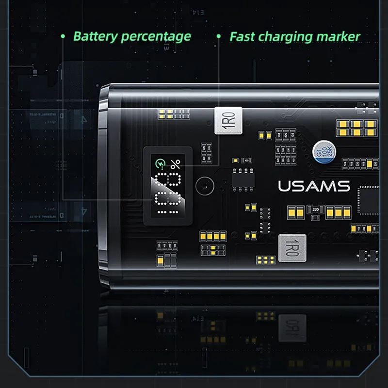 پاوربانک یوسمز مدل USAMS US-CD189 ظرفیت 9000 میلی‌آمپر‌ ساعت image gallery