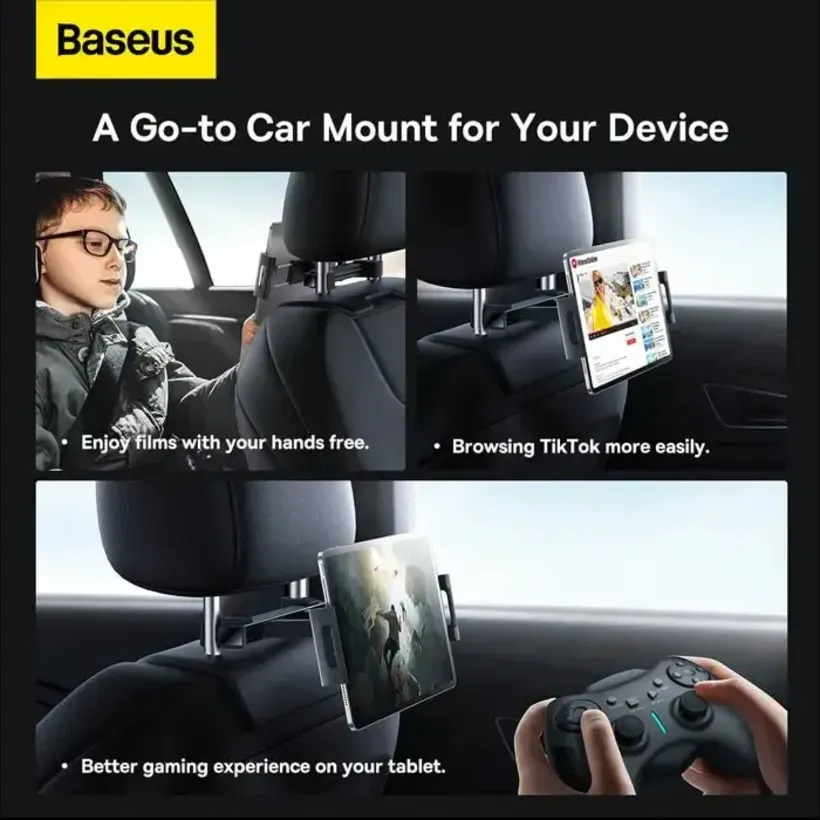 هولدر صندلی عقب بیسوس مدل Baseus SUTQ000001 Joyride Pro مناسب موبایل و تبلت image gallery