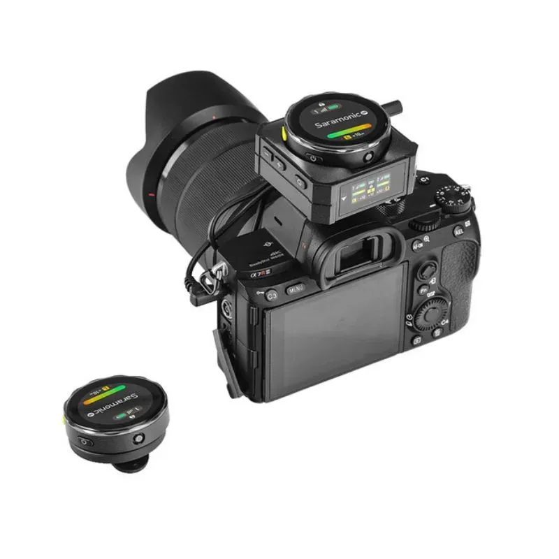 میکروفون بی‌سیم سارامونیک مدل Saramonic Blink ME B2 با صفحه نمایش لمسی image gallery