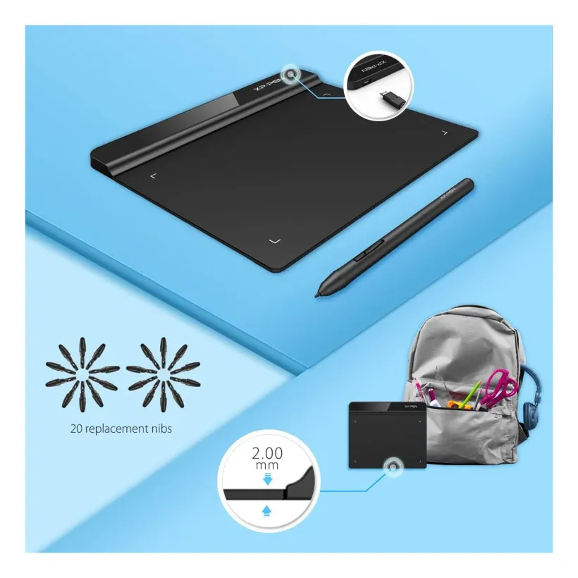قلم نوری ایکس پی پن مدل XP Pen Star G640 image gallery