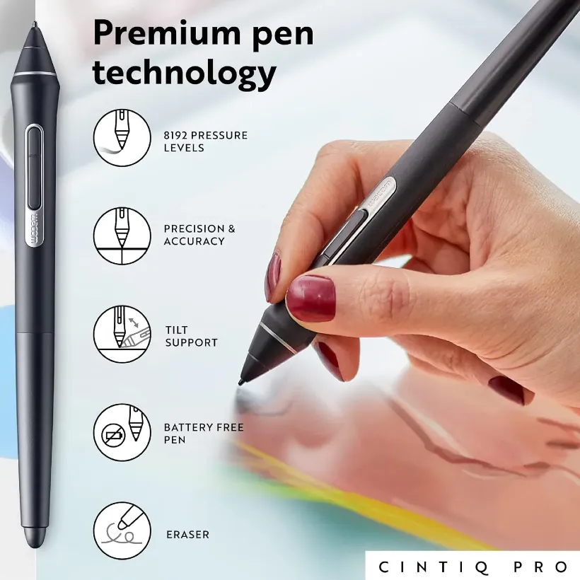 تبلت گرافیکی وکام مدل Wacom Cintiq Pro DTK-2420 image gallery