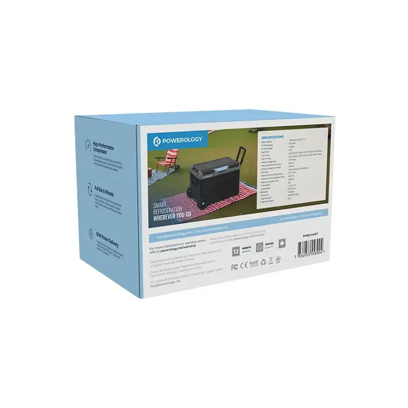 یخچال پاورولوژی مدل Powerology smart pp057 ظرفیت 40 لیتر image gallery