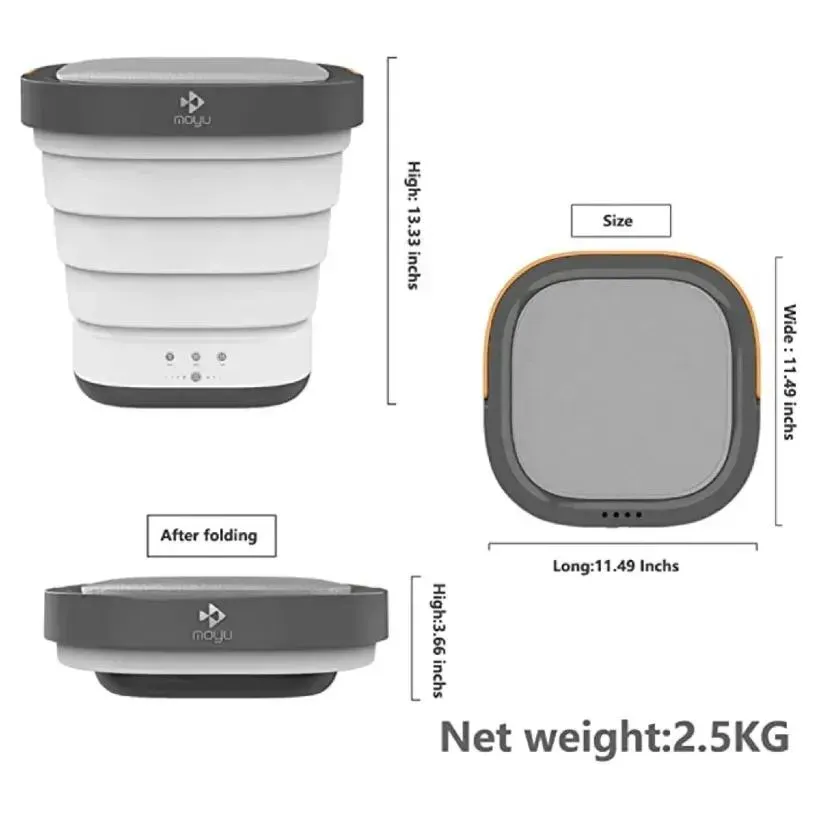مینی واش شیائومی Moyu مدل Xiaomi XPB08-F2 همراه با خشک کن image gallery
