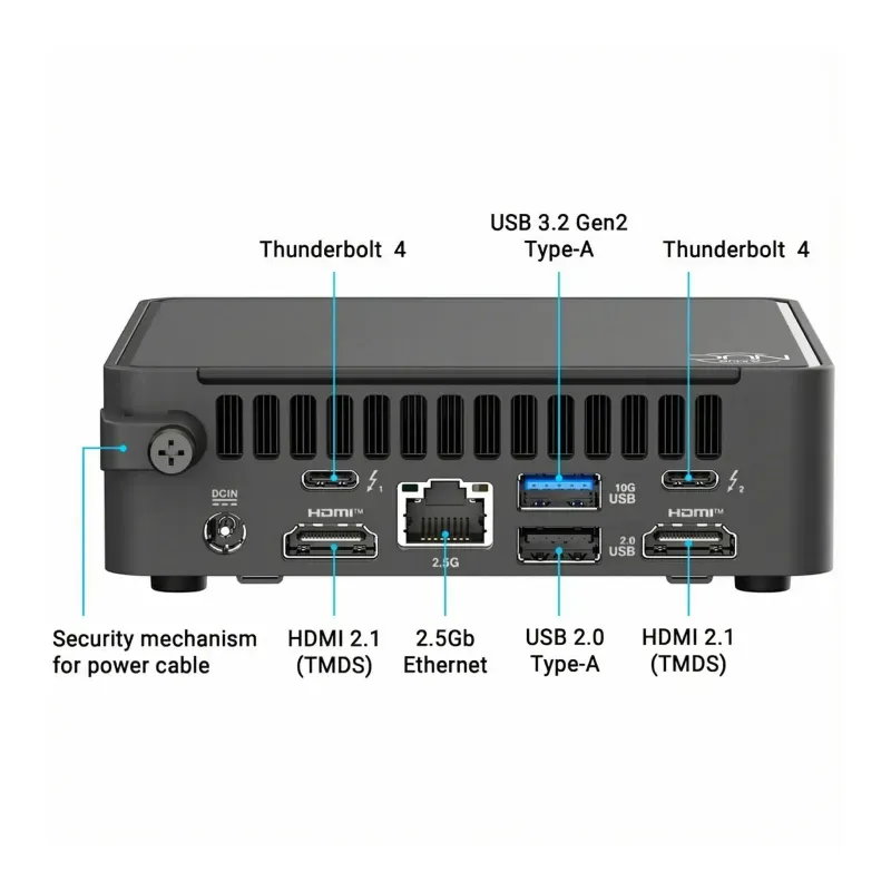 مینی پی‌سی ایسوس مدل asus NUC15CRKU5 32GB 1TB image gallery