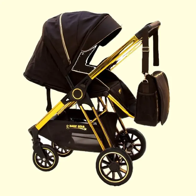 ‫کالسکه مسافرتی بی بی استار مدل‬ ‫baby 6‬ Baby Star (قابلیت چرخش جایگاه نوزاد -رو به مادر یا رو به طبیعت ) image gallery