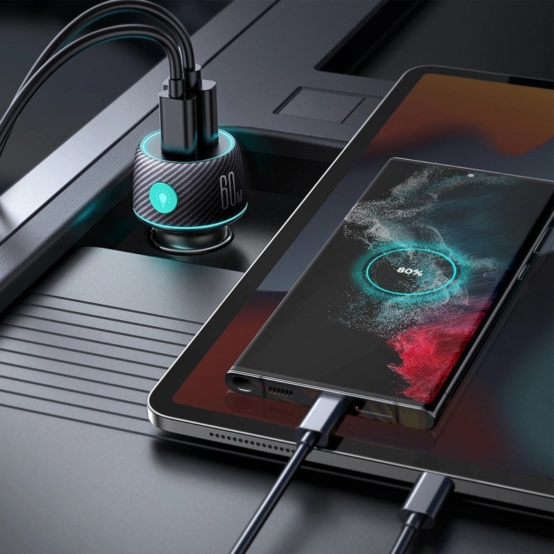 شارژر فندکی جویروم مدل Joyroom CCN01 توان 60 وات image gallery