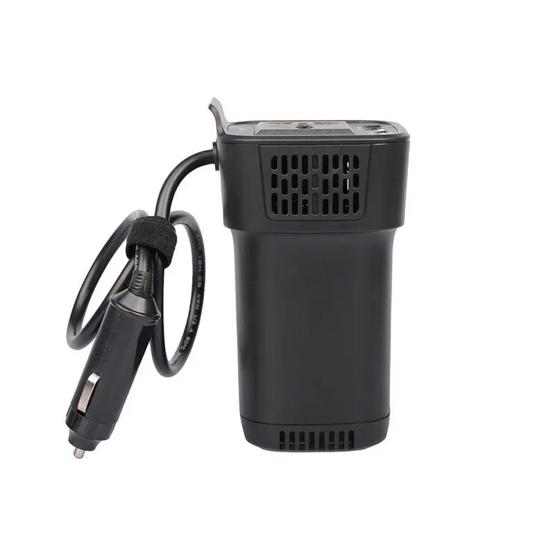 شارژر فندکی و چند راهی برق خودرو پاورولوژی مدل 150W Power Inverter P150INVBK توان 150 وات