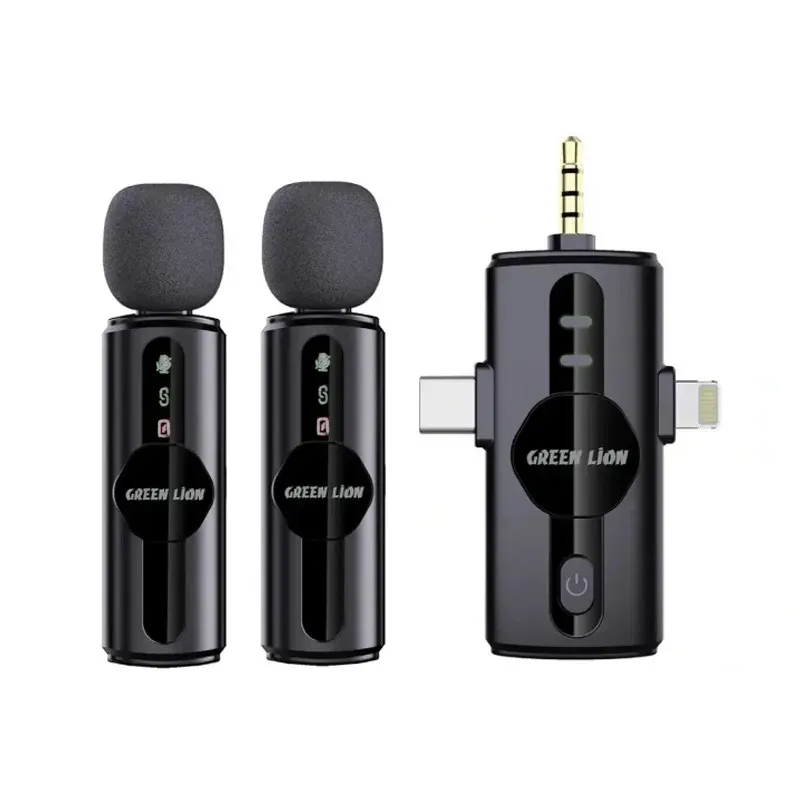 میکروفون بی سیم گرین لاین مدل Green Lion  GM-80X GNGM80XMICBK