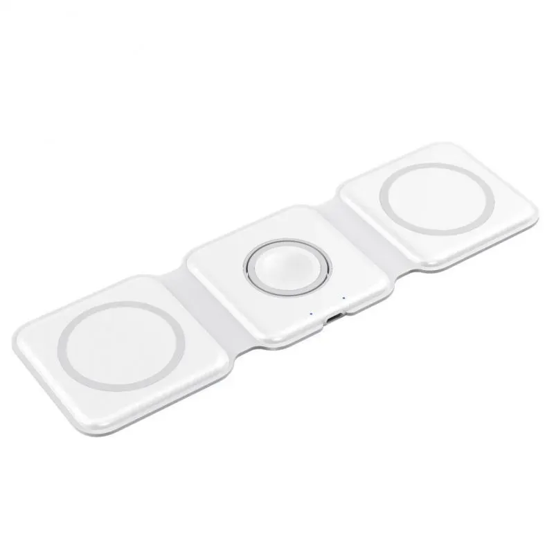 شارژر بی‌سیم مدل 3in1 magnetic wireless charger C105