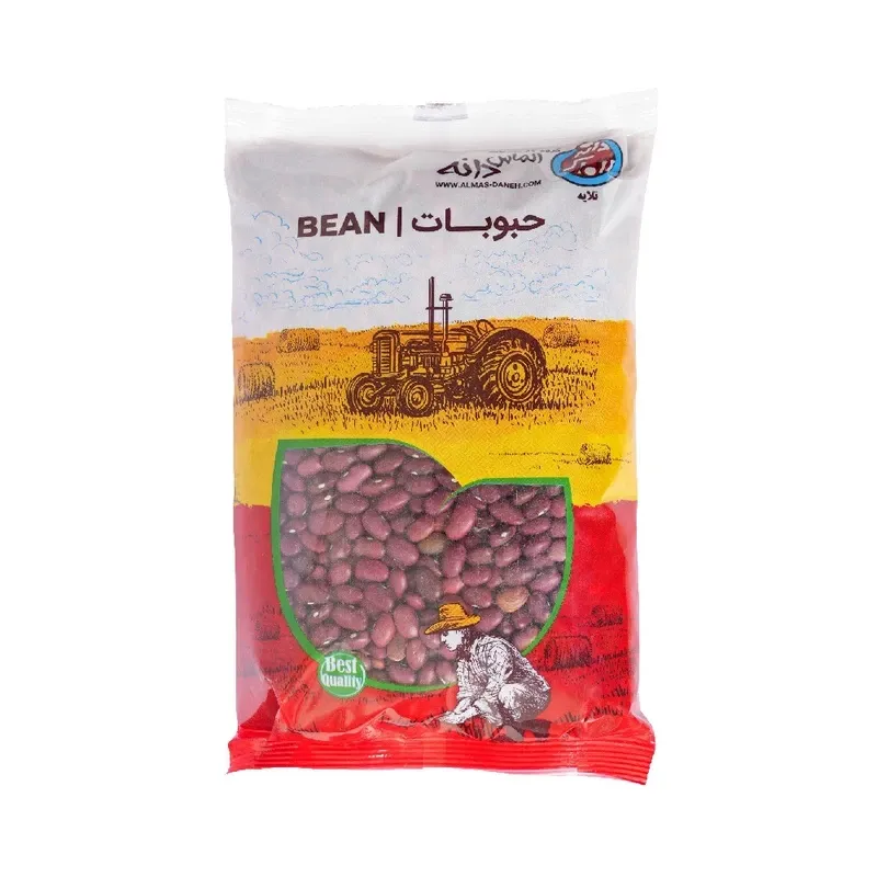 لوبیا قرمز الماس دانه وزن 900 گرمی (کیسه 14 بسته‌ای)