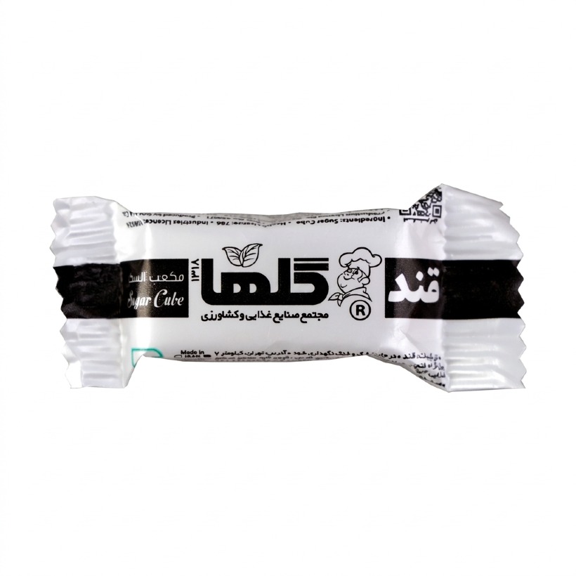 قند حبه ای تک پرسی گلها وزن 1 کیلوگرمی (کارتن 5 بسته‌ای)