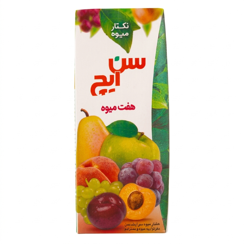 آبمیوه مخلوط هفت میوه سن ایچ حجم 200 میلی لیتری (بسته 36 عددی)