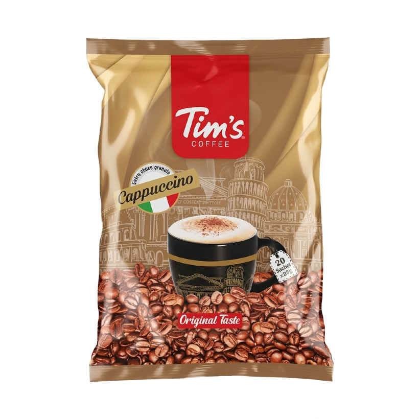 کاپوچینو تیمز بسته 20 عددی (1 بسته)