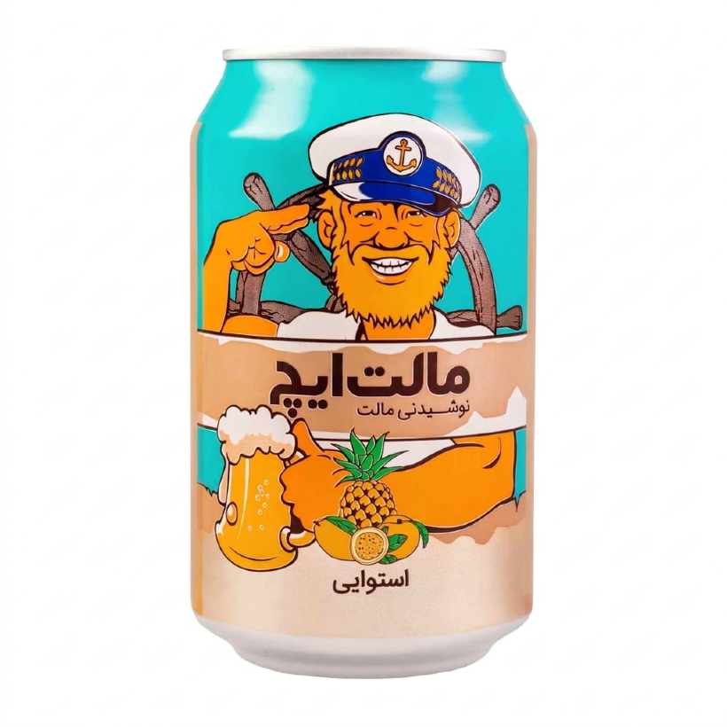نوشیدنی مالت سن ایچ سری مالت ایچ با طعم استوایی حجم 330 میلی لیتری (بسته 24 عددی)