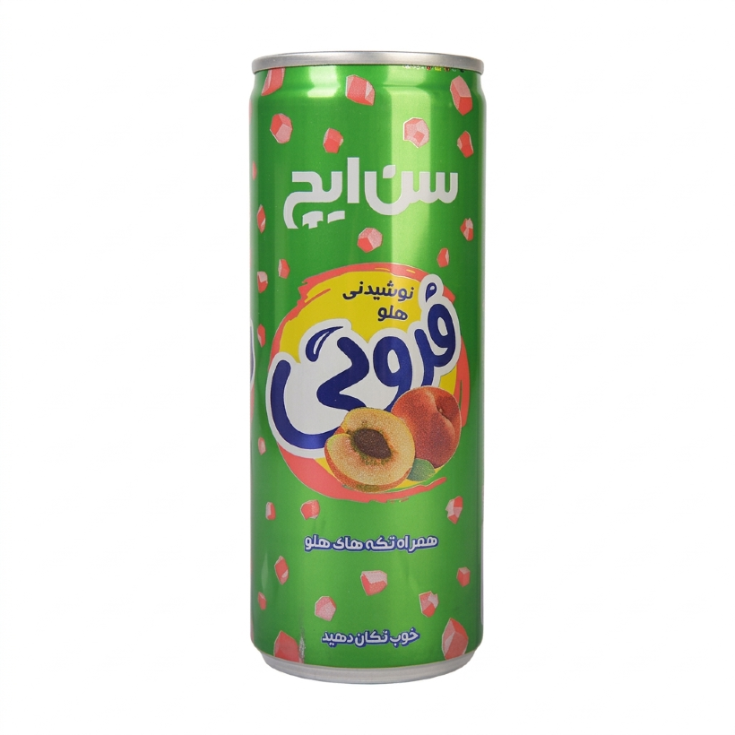 نوشیدنی فروتی هلو سن ایچ حجم 240 میلی لیتری (بسته 24 عددی)
