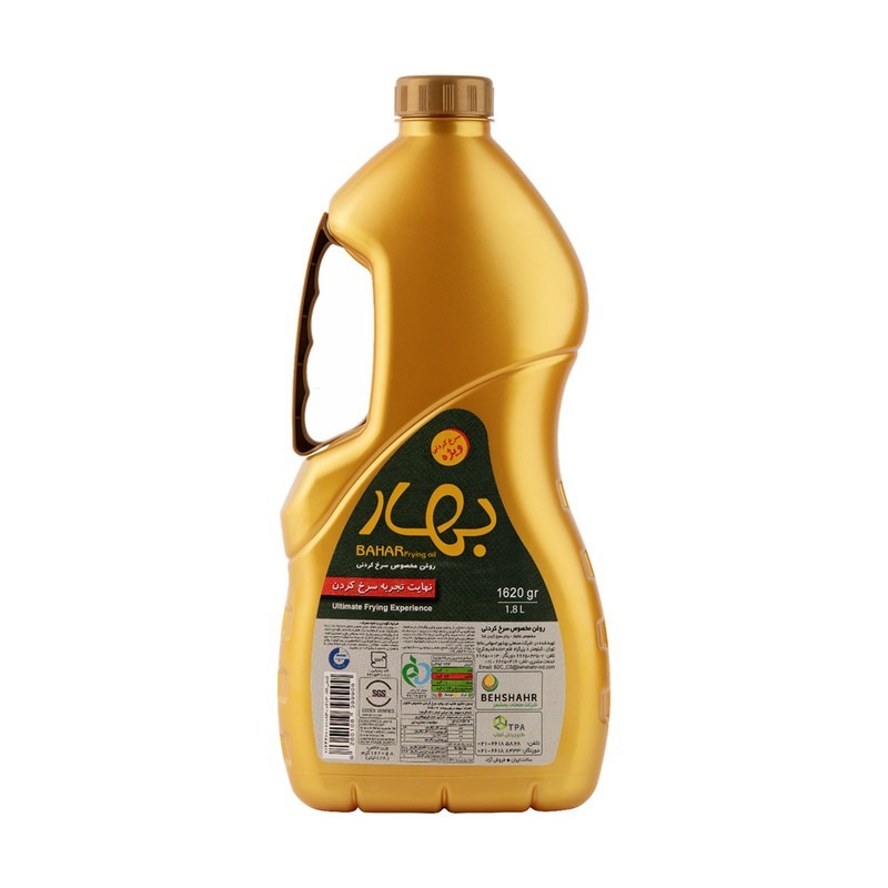 روغن مایع بهار مخصوص سرخ کردنی حجم 1.8 لیتری 