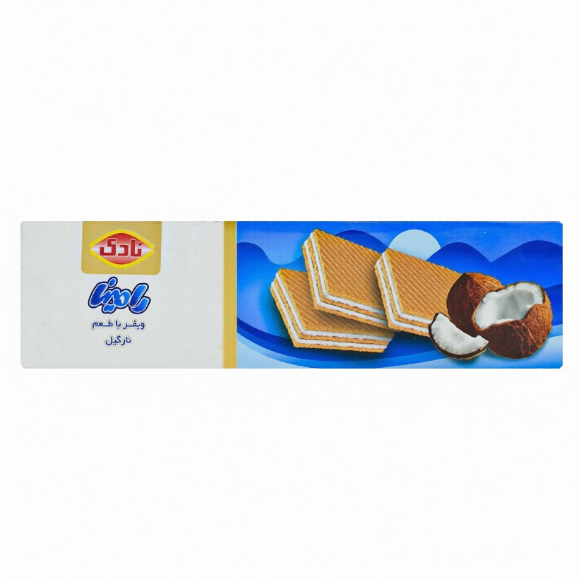 ویفر مانژ نارگیلی نادی وزن 75 گرمی (کارتن 40 عددی)