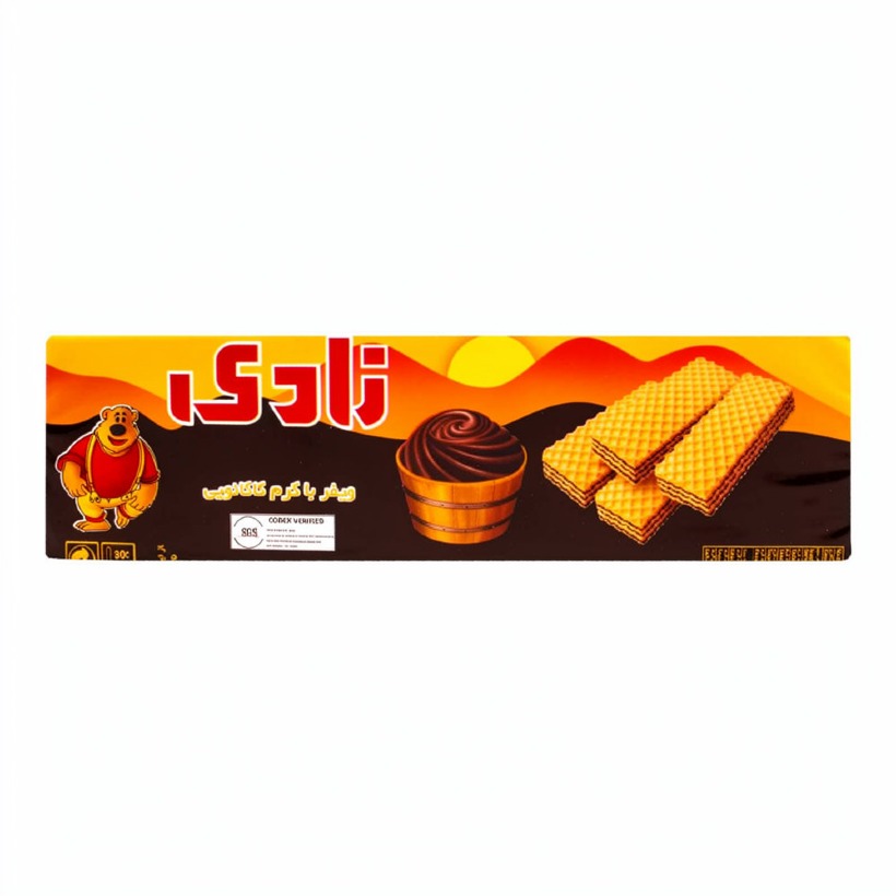 ویفر مانژ کاکائویی نادی وزن 75 گرمی (کارتن 40 بسته‌ای)