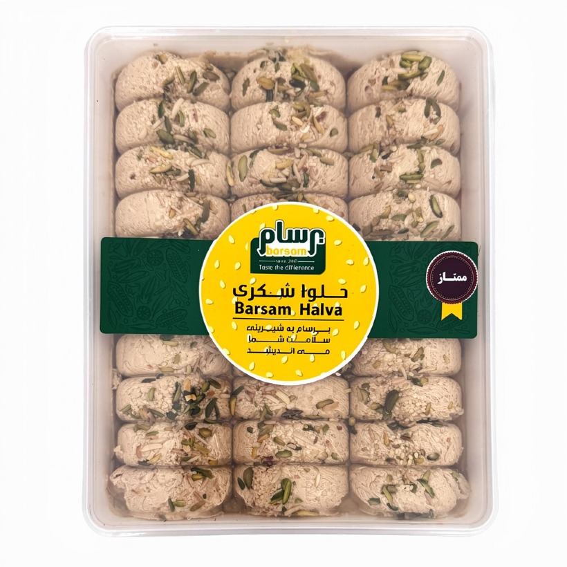 حلوا شکری ممتاز رولتی برسام وزن 3.5 کیلوگرمی (کارتن 2 عددی)