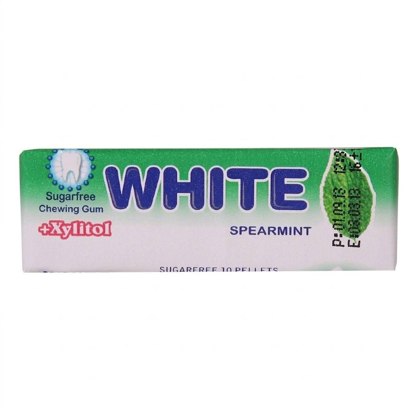 آدامس دراژه وایت مینو طعم نعناع بسته 10 عددی (جعبه 20 بسته‌ای)
