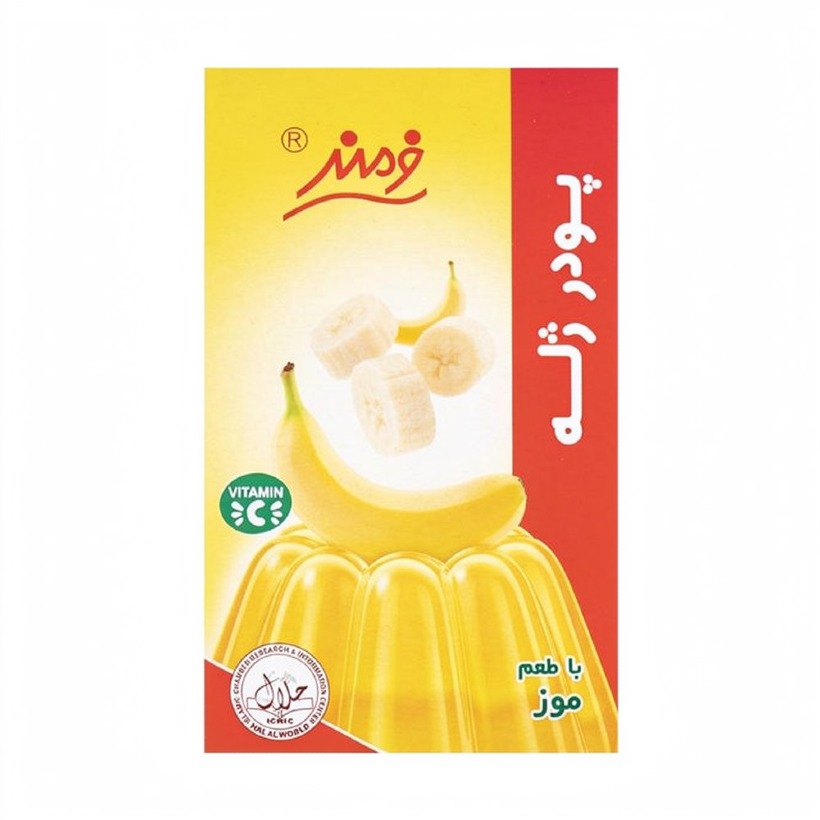 پودر ژله موز فرمند وزن 100 گرمی (بسته 9 عددی)