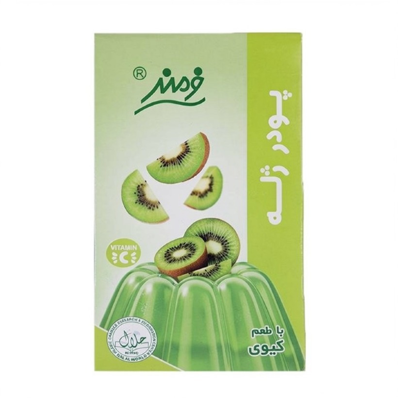 پودر ژله کیوی فرمند وزن 100 گرمی (کارتن 9 بسته‌ای)