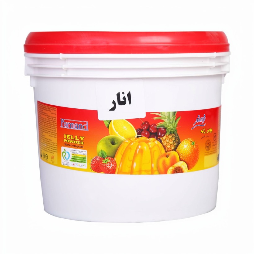 پودر ژله انار فرمند وزن 3 کیلوگرمی (1 عدد)
