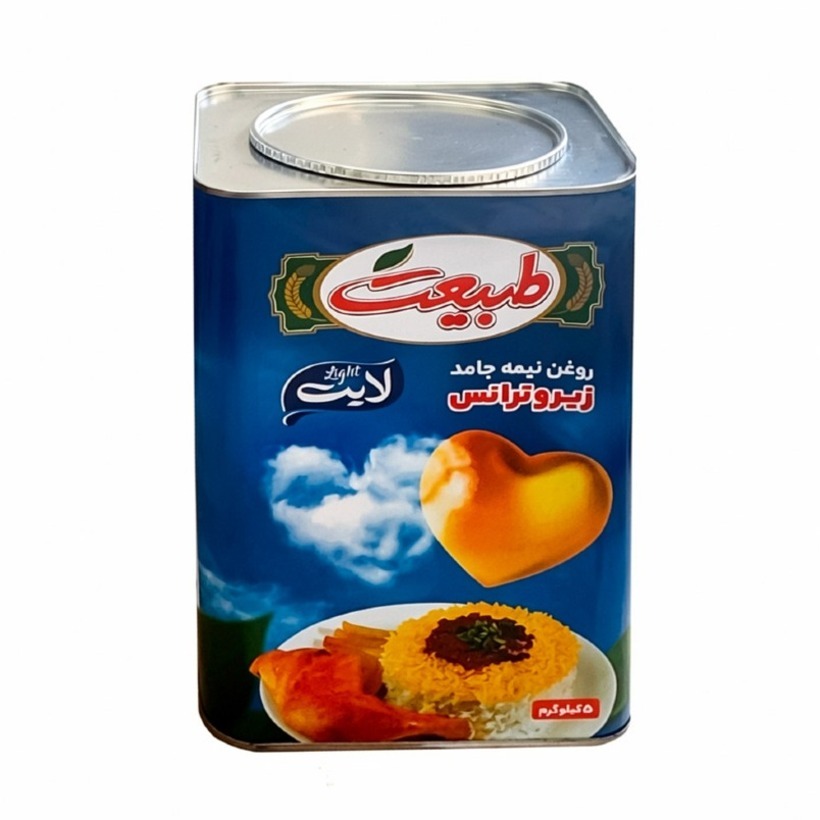روغن نیمه جامد زیرو ترانس طبیعت مدل لایت وزن 5 کیلوگرم (کارتن 4 عددی)