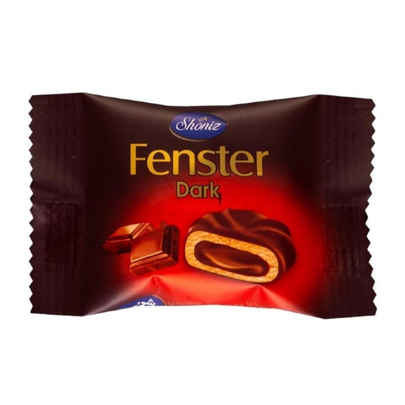 بیسکویت با مغزی کرم کاکائویی و روکش فرآورده کاکائویی فنستر ( Fenster ) شونیز وزن 500 گرمی (1 بسته)