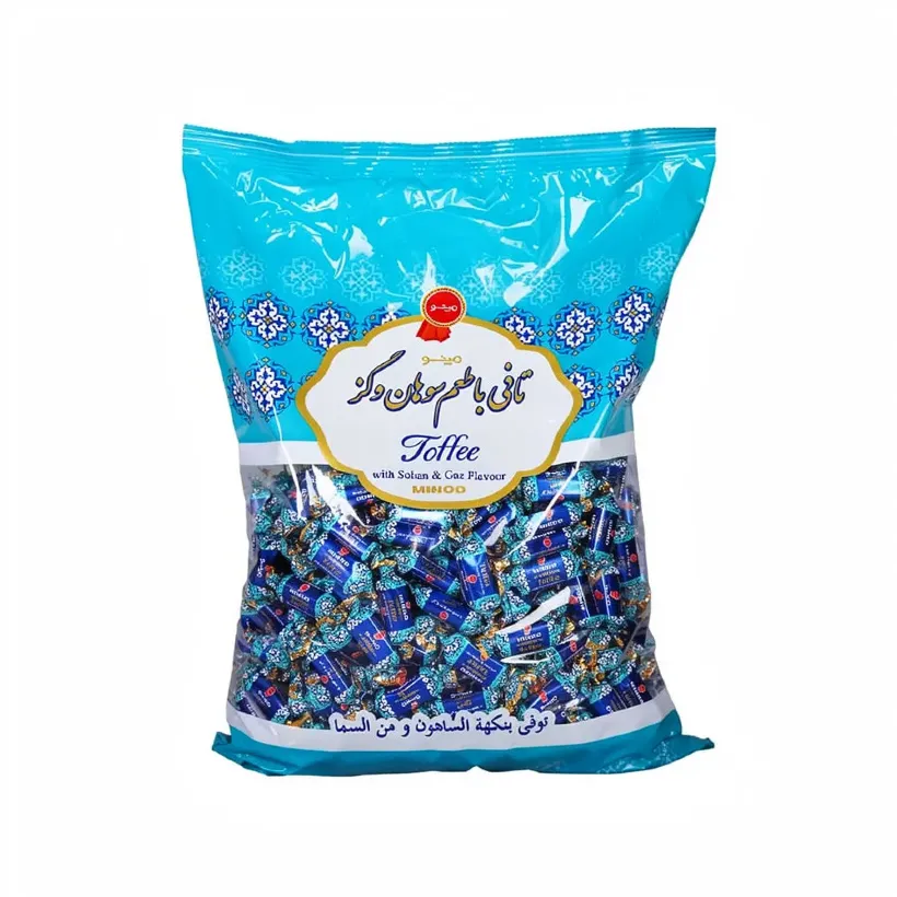 تافی با طعم سوهان و گز مینو وزن 3 کیلوگرمی (1 بسته)