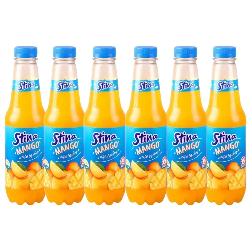 آبمیوه انبه استینا ظرف پت حجم 750 میلی لیتری (بسته 6 عددی)