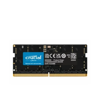 رم لپ‌تاپ DDR5-5600 تک کاناله کروشیال مدل SO-DIMM CL46 ظرفیت 16 گیگابایت