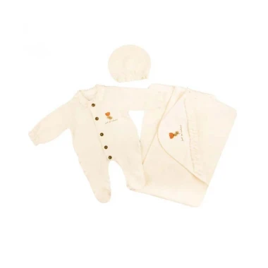 سه تیکه سرهمی و پتو و کلاه سونور بیبی Sevnur Baby 536568
