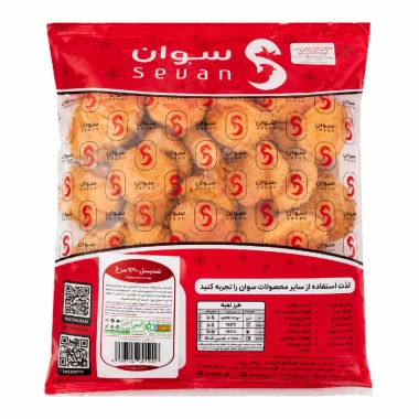  شنیسل مرغ 90 درصد سوان وزن 2 کیلوگرم 