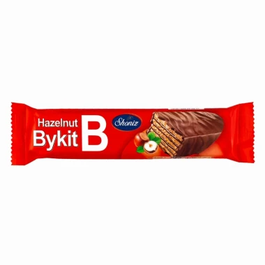 ویفر با روکش شکلات فندقی بایکیت شونیز وزن 45 گرمی (بسته 20 عددی)