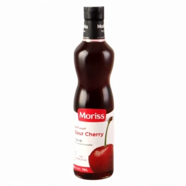 شربت آلبالو موریس ظرف شیشه وزن 780 گرمی (بسته 6 عددی)