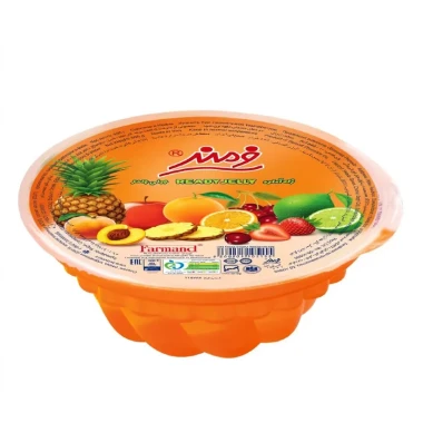 ژله میوه ای آماده خانواده فرمند وزن 500 گرمی (کارتن 6 عددی)