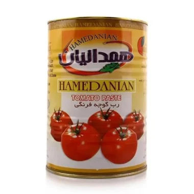 کنسرو رب گوجه فرنگی همدانیان وزن 4.5 کیلوگرمی 