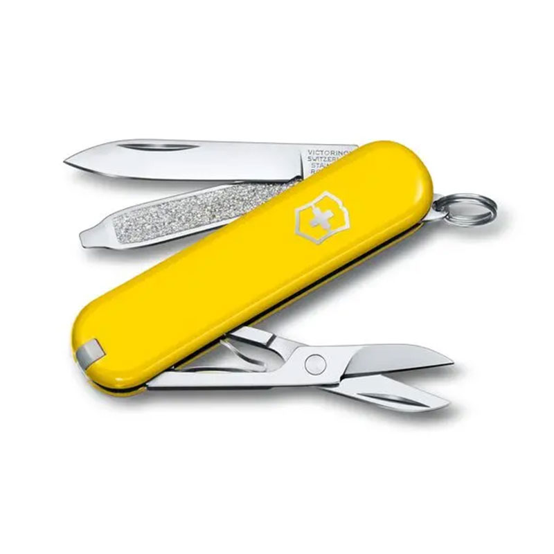 چاقوی 7 کاره کلاسیک ویکتورینوکس مدل Victorinox Classic SD زرد