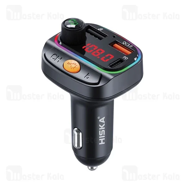 شارژر فندکی و پخش کننده بلوتوث مدل هیسکا Hiska HCC-339